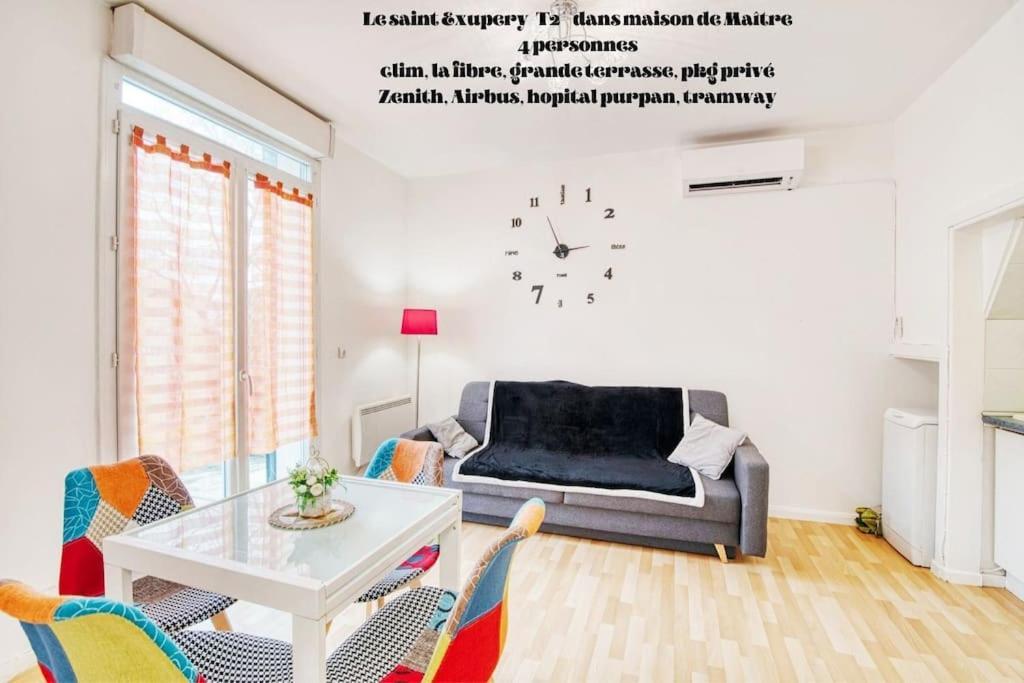 T2 Ds Villa-Terrasse-Clim-Pkg-Meet- Zenith-Odyssud Toulouse Kültér fotó